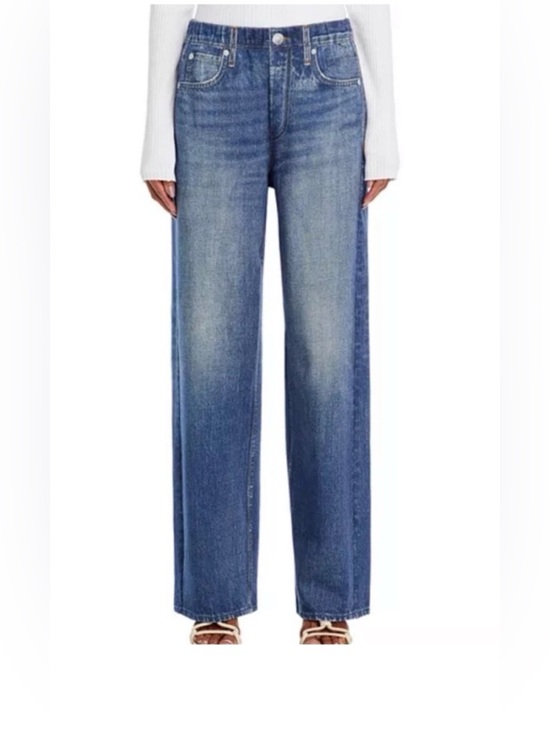 rag & bone Pants - Rag & Bone Miramar Terry Straight Wide Leg Pant Size S